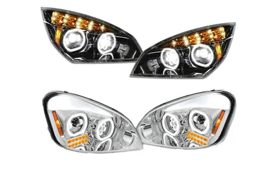 Freightliner Cascadia LED & Regular Headlights