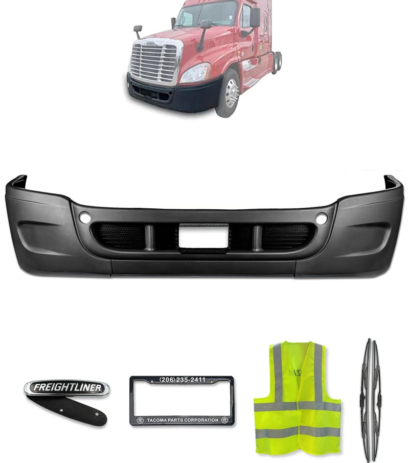 Bumper Set No Fog Lamp Holes 2008-2017 Freightliner Cascadia 125 113