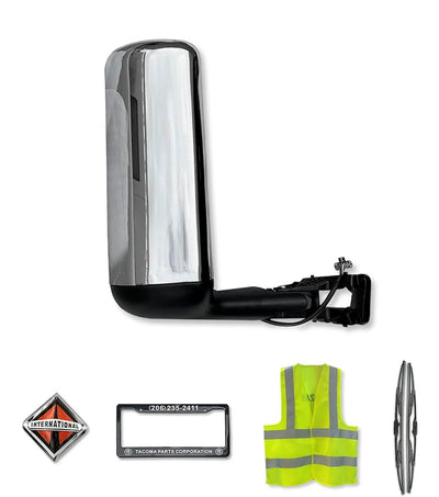 Door Mirror Chrome Passenger International LT625