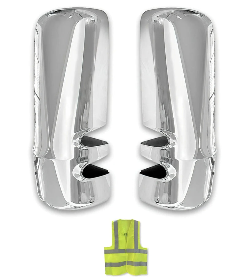Door Mirror Covers Chrome Set 2022+ Kenworth T680 New Gen