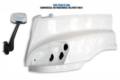 Hood Fender Fiberglass and Set Driver 2008-2017 Freightliner Cascadia 125 113