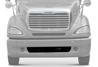 Bumper Set Chrome with Fog and Brackets 2002-2012 Freightliner Columbia