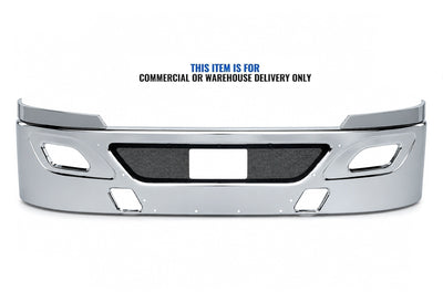 15” Chrome Front Bumper with Fog Light & Radar Holes 2017+ International LT LT625