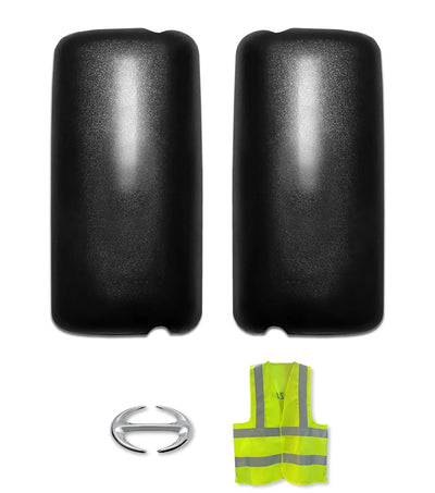 Mirror Back Covers Black Set 2008-2021 Hino 238 258 268 338