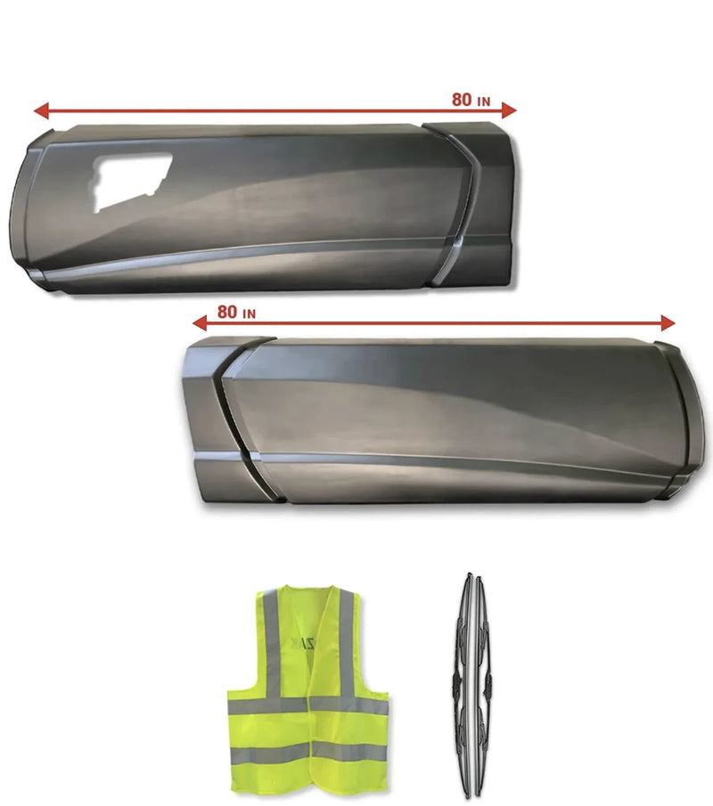 Fairing Skirt Panels 80" w/tube Set 2013-2021 Kenworth T680