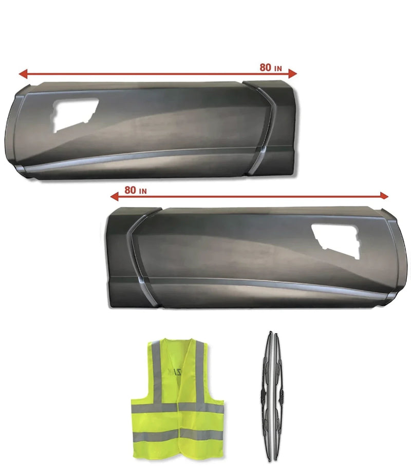 Fairing Skirt Panels 80" w/tube Set 2013-2021 Kenworth T680
