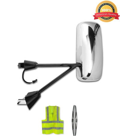 Door Mirror Chrome Driver 2008-2016 Kenworth T660 T600 T800