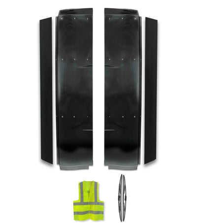 Bottom Lower Wind Fairing Cab Extenders Plastic with Extensions Set International LT625