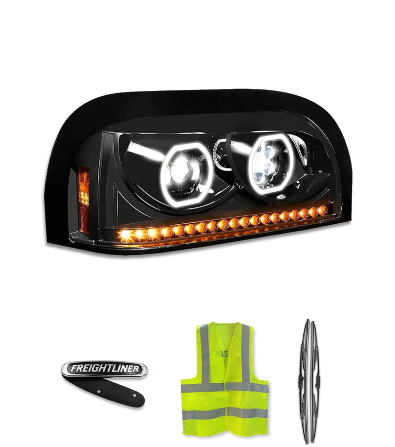 Headlight LED Passenger 1996-2011 Freightliner Century 112 120