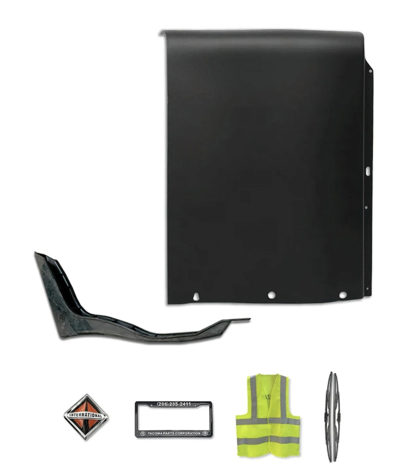 Top Wind Fairing Cab Extender w/Bracket Driver International LT625
