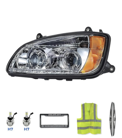 Headlight Chrome Driver 2008-2016 Kenworth T660 T770 T700 T170 T270 T370 T470 T440