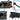 Headlight LED Black with Turn Signal Dual Driver 2008-2018 Kenworth T660