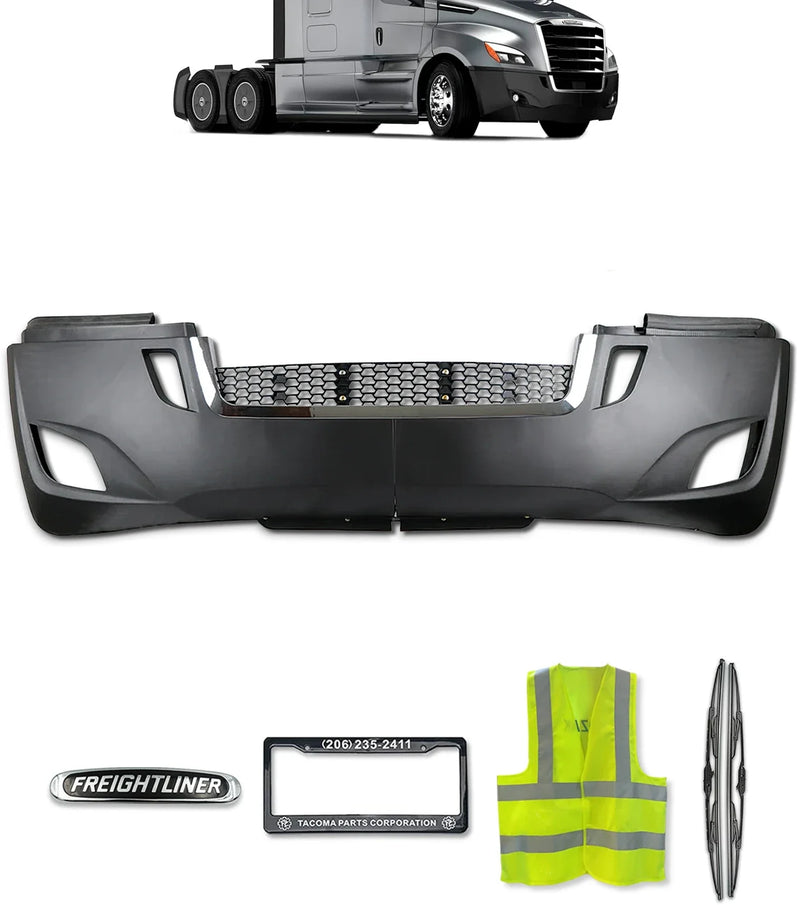 Bumper w/ Fog Lamp Holes Plastic 2018+ Freightliner Cascadia 126 116