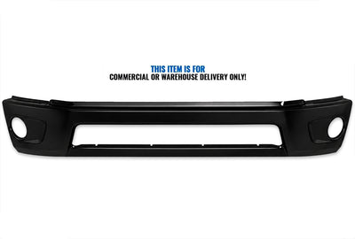 Center Bumper with Fog Light Hole Paint Black 2018+ Volvo VNR