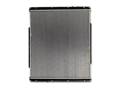 KOZAK Replacement Radiator (20011723) for Freightliner Cascadia 2008-2013 Columbia 2008-2010 Century, L9500 2009-2010 PLUS Logo, Wipers, License Plate Frame, 2x Trailer Tail Lights and Vest