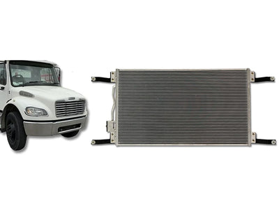Condenser 1E5864 Freightliner Business Class M2, 106 & 112 FS65 FL60 M2-106V FLD120 Century M2-112 XC Columbia Classic FLD SD FLD112 FL70