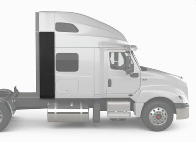Lower Wind Fairing Cab Extender Right International LT625