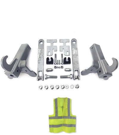 Mount Brackets Set for Front Deer Guard 2012-2021 Peterbilt 579