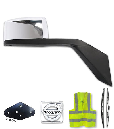 Espejo de cofre cromado lado del pasajero para Volvo VNL 2004-2017