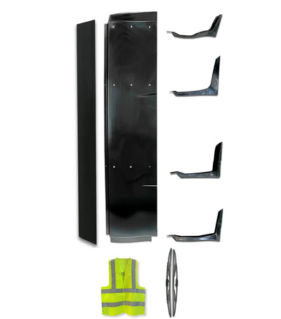 Lower Wind Fairing Cab Panel Plastic w/Extension & Brackets Passenger International LT625