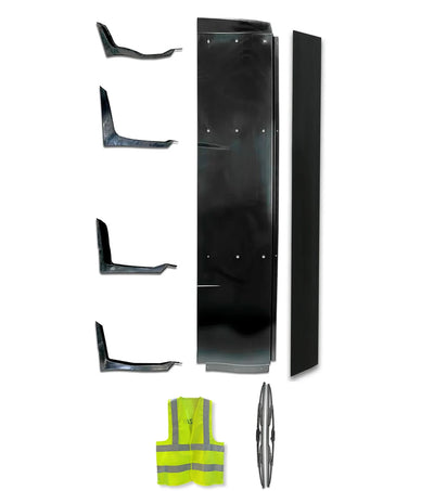 Lower Wind Fairing Cab Panel Plastic w/Extension & Brackets Driver International LT625