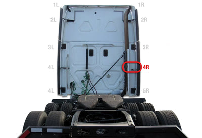 Bracket 4R fits Cab Lower Fairing Passenger Freightliner Cascadia Narrow Version