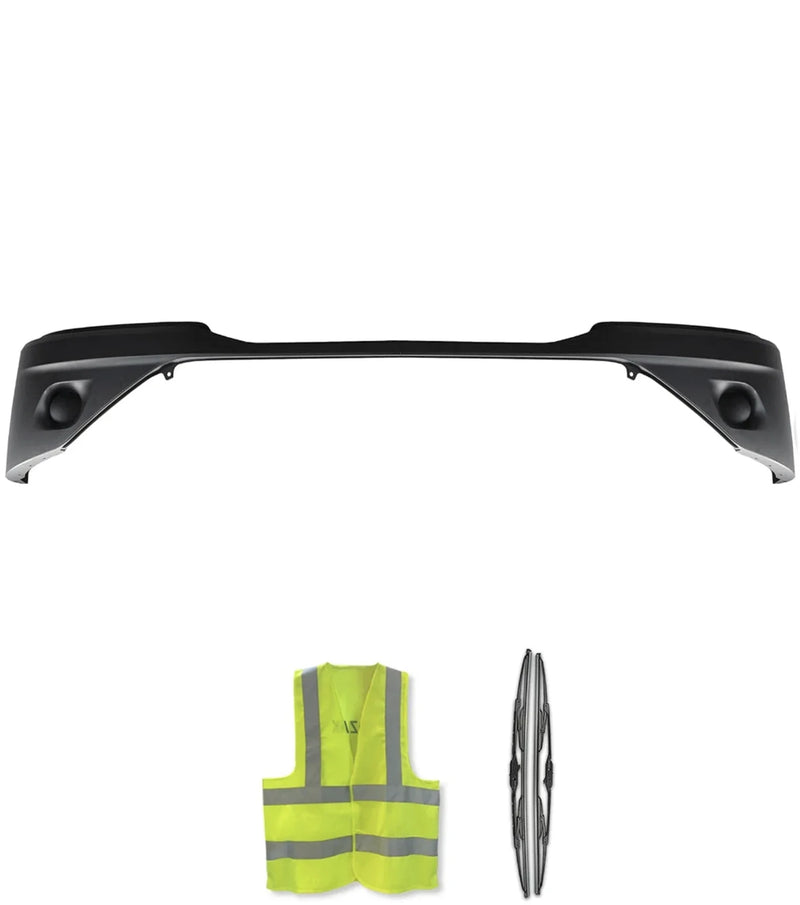 Bumper Covers Black Plastic Without Fog Hole Set Kenworth 2022+ T680