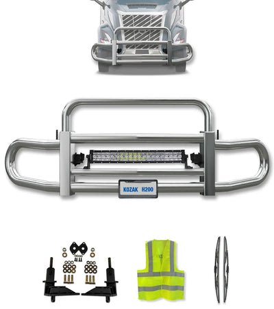 Front Steel Grille Deer Guard Herd 200 2025+ Volvo VNL 300 440 640 660 840 860 VNR 300 440 640 660