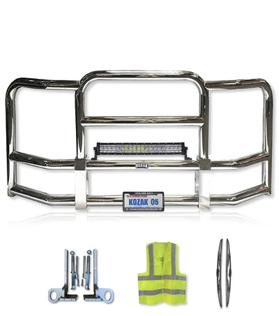 Full Front Grille Bumper Guard Peterbilt 386