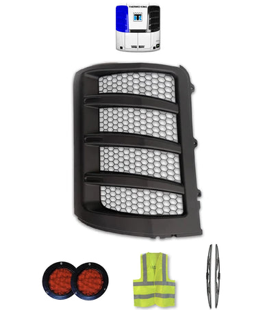 Parrilla de protección lateral para refrigerado con malla n.º 98-9118 Thermo King Precedent
