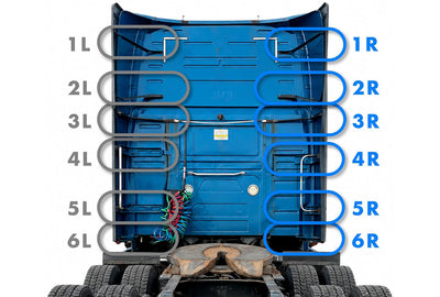 Juego de soportes de carenado inferior de cabina para el viento 3R 4R 5R 6R lado del pasajero Volvo VNL 2018-2024