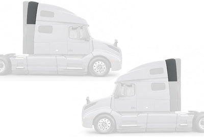 Carenado de cabina superior del viento con juego de soportes Volvo VNL 2018-2024