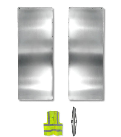 Cabin Lower Sleeper Fairing Extenders Aluminum Set 2022+ Peterbilt 579