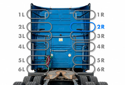 Soporte del carenado superior inferior del viento de la cabina 2R del pasajero 2018-2024 Volvo VNL
