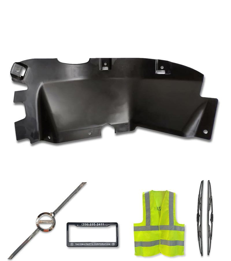 Air Deflector Black Plastic Passenger 2018+ Volvo VNL