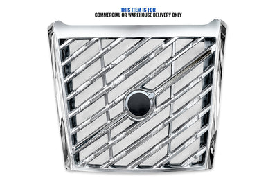 Front Platnum Chrome Grille with Bug Screen and Chrome Trims Moulding 2025+ Volvo VNL New