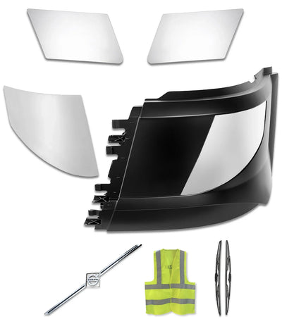 Bumper Corner No Fog Hole w/Chrome Trims Driver 2016-2017 Volvo VNL