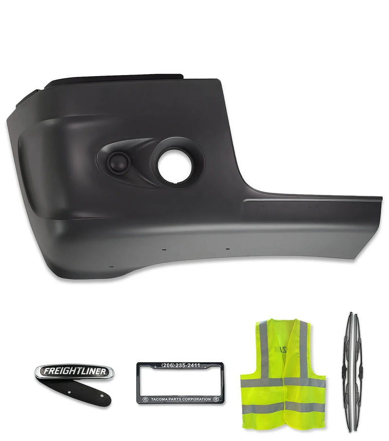 Bumper Corner With One Hole Plastic Passenger 2005-2011 Freightliner Century 112 120