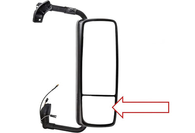 Espejo convexo inferior pequeño de gran angular para Volvo VNL VNM VNX 2004+