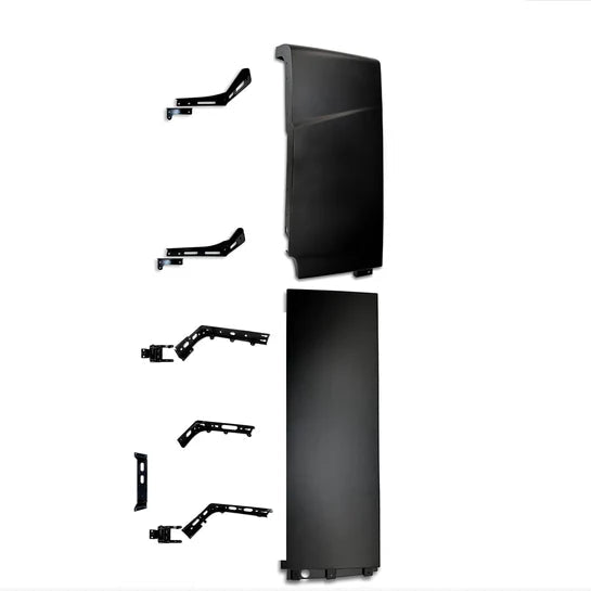 Cabin Fairing Upper and Lower Air Deflectors with Brackets Driver 2025 2026 Volvo VNL New