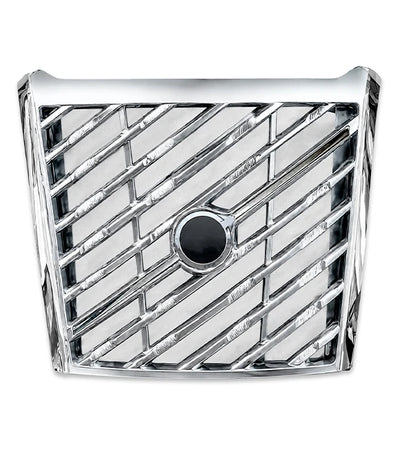 Front Platnum Chrome Grille with Bug Screen and Chrome Trims Moulding 2025+ Volvo VNL New