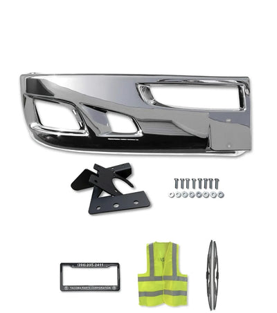 Bumper Extension Corner Chrome Plastic Passenger Kenworth T660