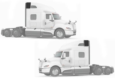 Top Wind Fairings Cab Extendes Set International LT LT625