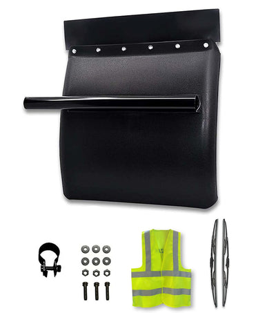 Quarter Fender 24x24" Black Plastic Passenger