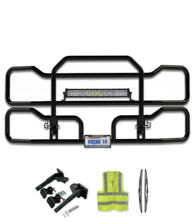 Front Grille Guard Black 2022+ Kenworth T680 Next Gen