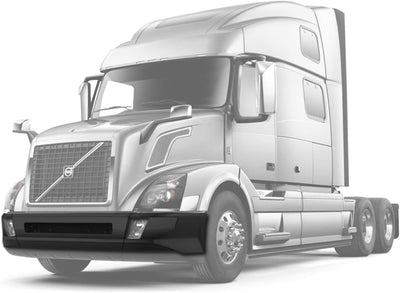 Bumper Plastic with Fog Hole Set 2016-2017 Volvo VNL