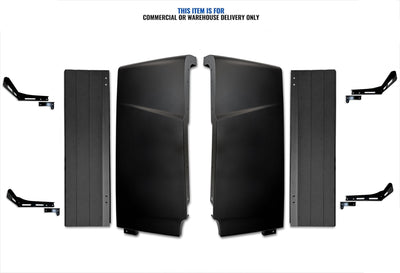 Cabin Fairing Upper Air Deflectors with Extensions and Brackets Set 2025 2026 Volvo VNL New