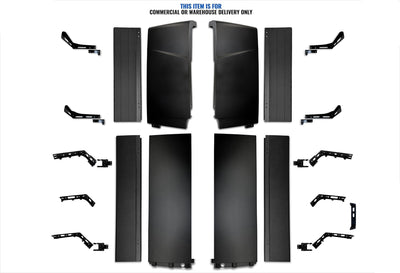 KOZAK Cabin Fairing Upper & Lower Air Deflectors with Extensions & Brackets Set 2025 2026 Volvo VNL New