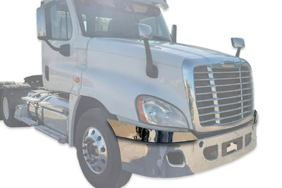 Top Bumper Fin Stainless Steel Passenger 14" / 16" Bumper 2008-2017 Freightliner Cascadia 125 113