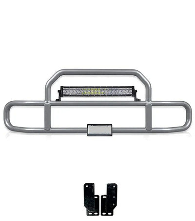 Gray Front Grille Deer Moose Bumper Guard 2004+ Mack Granite GU713 (Set-Back)
